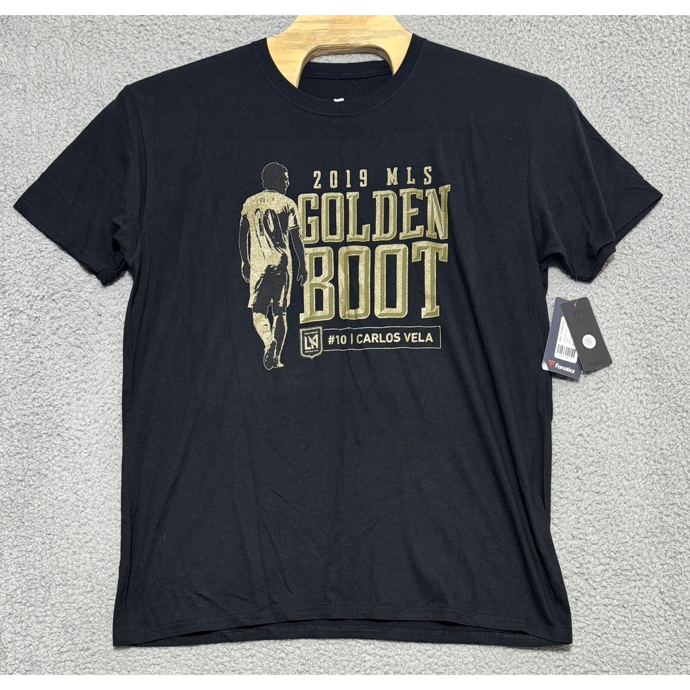 Fanatics MLS LAFC Carlos Vela 2019 Golden Boot T Shirt Mens XL NEW